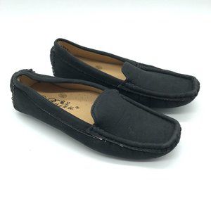 Ruizu Toddler Boys Loafers Moccasins Faux Suede Slip On Black Size 30 US 12